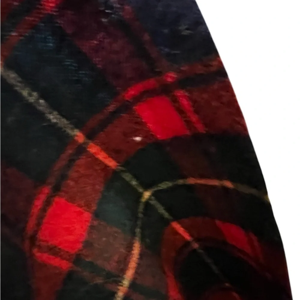 PENDLETON 100% wool authentic red tartan plaid unisex scarf